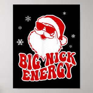 Leuke Kerstmis Grote Nick Energie Kerstman Stout V Poster