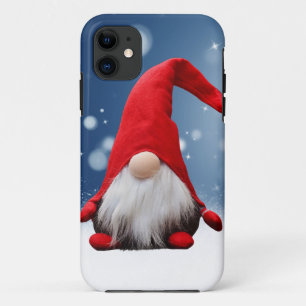 Leuke Kerstmis Kerstman Sneeuw Sterren iPhone 11 Hoesje
