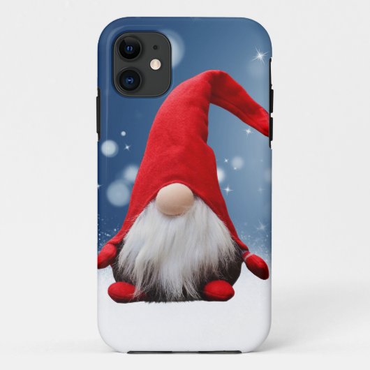 Leuke Kerstmis Kerstman Sneeuw Sterren Case-Mate iPhone Case (Achterkant)