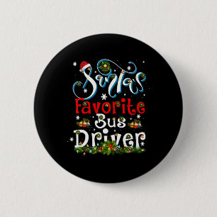 Leuke Kerstverlichting Sinterklaas Favoriete Busch Ronde Button 5,7 Cm