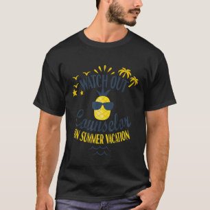 Leuke kijk uit adviseur op zomervakantie Ananas T-shirt