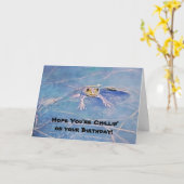 Leuke Kikker Verjaardagskaart Pun Ontspannende Dag Kaart (Gele Bloem)