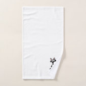 Leuke killer kat met een bloederig mes bad handdoek (Handdoek)