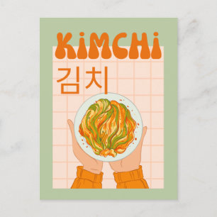 Leuke kimchi feestdagenkaart