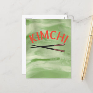 Leuke kimchi feestdagenkaart