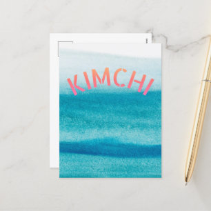 Leuke kimchi feestdagenkaart