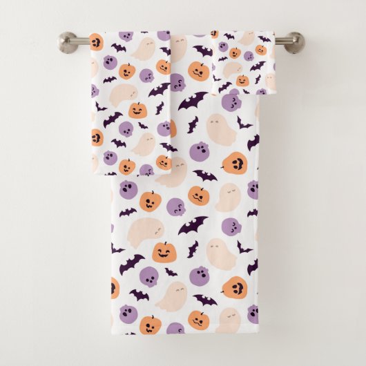 Leuke Kinder Halloween Patroon Bad Handdoek (Insitu)