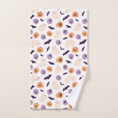 Leuke Kinder Halloween Patroon Bad Handdoek (Handdoek)