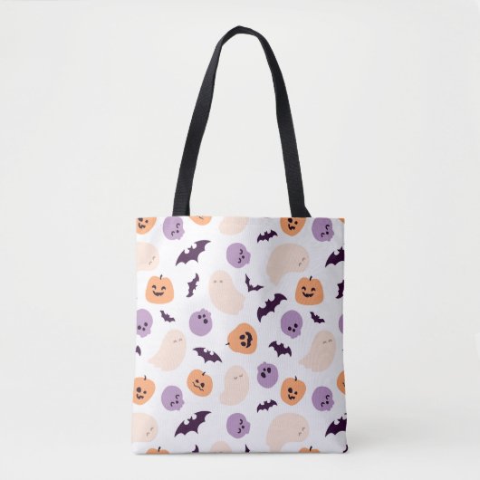 Leuke Kinder Halloween Patroon Draagtas (Voorkant)