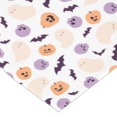 Leuke Kinder Halloween Patroon Korte Tafelloper (Hoek)