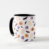 Leuke Kinder Halloween Patroon Mok (Voorkant links)