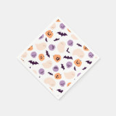 Leuke Kinder Halloween Patroon Servet (Hoek)