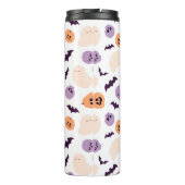 Leuke Kinder Halloween Patroon Thermosbeker (Achterkant)