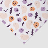 Leuke Kinder Halloween Patroon Tissuepapier (Detail)