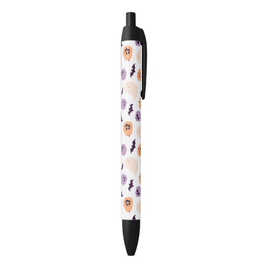 Leuke Kinder Halloween Patroon Zwarte Inkt Pen (Achterkant (Verticaal))