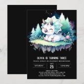 Leuke Kinder Triceratops verjaardag Kaart (Voorkant / Achterkant)