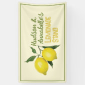Leuke Kinder zakelijke Logo limonade stand Spandoek (Verticaal)