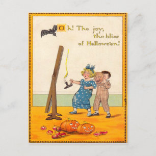 Leuke Kinderen Prank Jack O Lantern Briefkaart