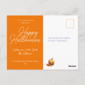 Leuke Kinderen Waterverf Baby Dragon Halloween Briefkaart (Achterkant)