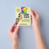 Leuke kinderopvang 5x6 Kinder & ballonnen Promo Flyer (Hand)