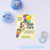 Leuke kinderopvang 5x6 Kinder & ballonnen Promo Flyer (Enkel)