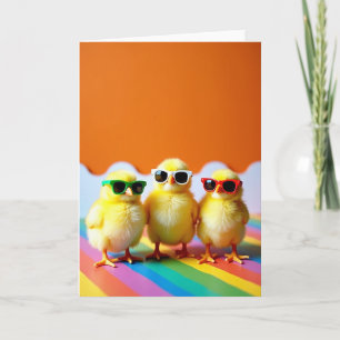 Leuke Kippen Fun Sunshine Kaart