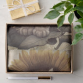 Leuke kitten zonnebloem kat tissuepapier (Geschenk)