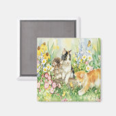 Leuke kittens magneet (Voorkant / Achterkant)