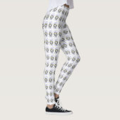 Leuke kleine blauwe uil leggings (Rechts)