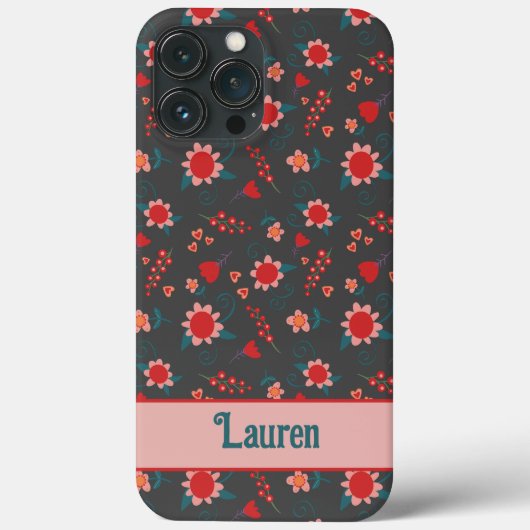 Leuke kleine bloemen patroon inspirativiteit iPhon Case-Mate iPhone Case (Achterkant)