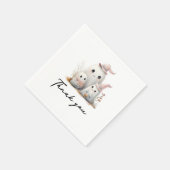 Leuke kleine boo meisje Eerste Halloween Baby show Servet (Hoek)