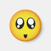 Leuke & kleine grote tranende ogen emoji magneet (Voorkant)