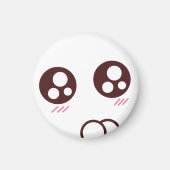 Leuke & kleine kawaii kat emoji magneet (Voorkant)