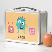 Leuke kleine monsters aangepaste naam kleurrijke k (In situ)