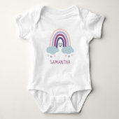 Leuke kleine regenboog romper (Voorkant)
