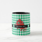 Leuke kleine rode draak koffie Mok te personaliser (Midden)