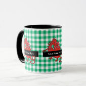 Leuke kleine rode draak koffie Mok te personaliser (Voorkant links)