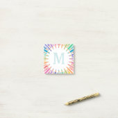 Leuke kleurpotloden Bord Monogram Post-it® Notes (Op bureau)
