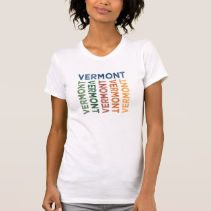 Leuke Kleurrijk van Vermont T-shirt
