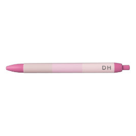 Leuke Kleurrijke Blush Pastel Bord Roze Zwarte Inkt Pen