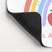 Leuke Kleurrijke Boho Rainbow Teacher Muismat (Hoek)