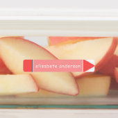 Leuke Kleurrijke Crayon Custom Name Labels Waterdi (Aangebracht)