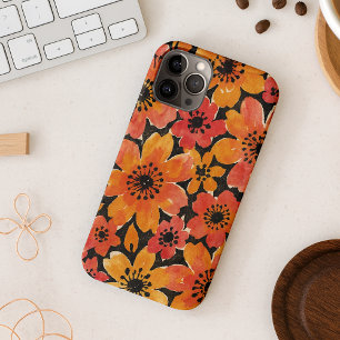 Leuke kleurrijke Delicate Waterverf Flowers iPhone 11 Pro Max Hoesje