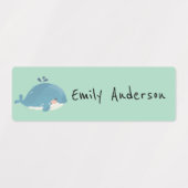 Leuke Kleurrijke Dieren School Kinderopvang Labels (Design 1)