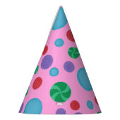 Leuke Kleurrijke Dimensionale Polka Dots Party Pet Feesthoedjes (Links)