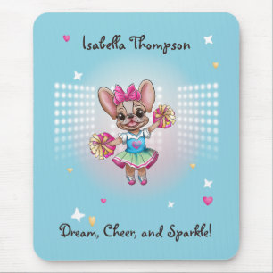 Leuke kleurrijke franchise passieve school geest muismat