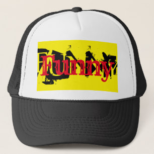 leuke kleurrijke FUNNY-typografie Trucker Pet