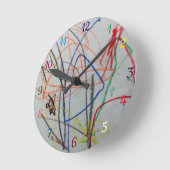 leuke kleurrijke klok (Hoek)