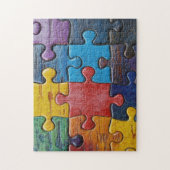 Leuke Kleurrijke Legpuzzel (Verticaal)