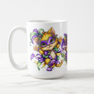 LEUKE KLEURRIJKE MARDI GRAS-DIEREN KOFFIEMOK